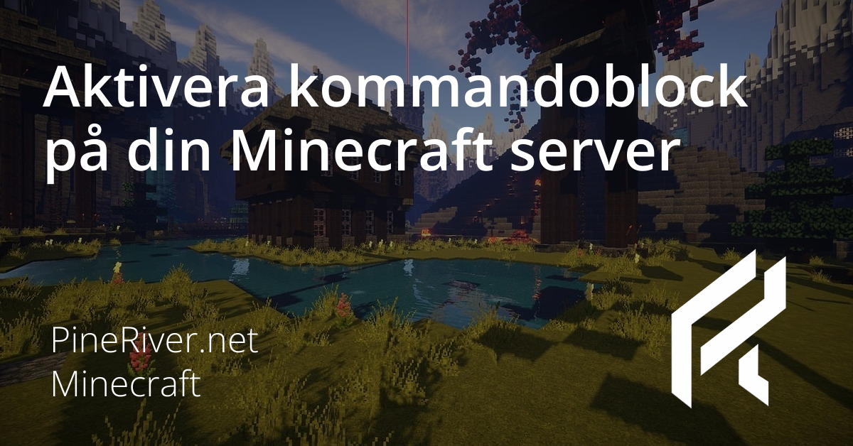 Aktivera kommandoblock på din Minecraft server