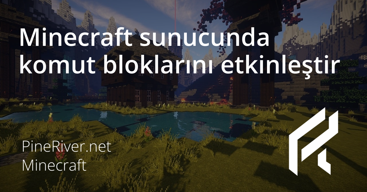Minecraft sunucunda komut bloklarını etkinleştir