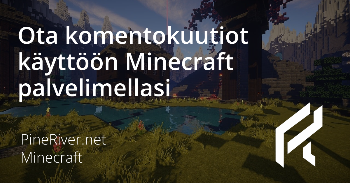 Ota komentokuutiot käyttöön Minecraft palvelimellasi