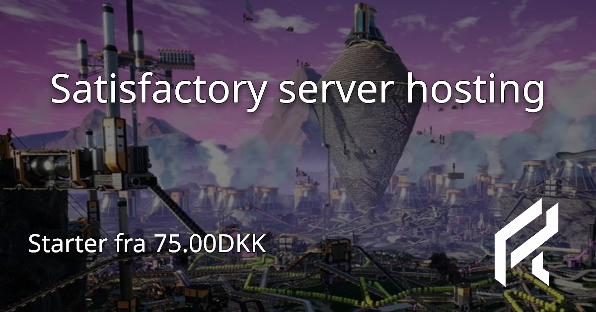 🎮 Satisfactory Server Hosting – Lynhurtig & Stabil | PineRiver